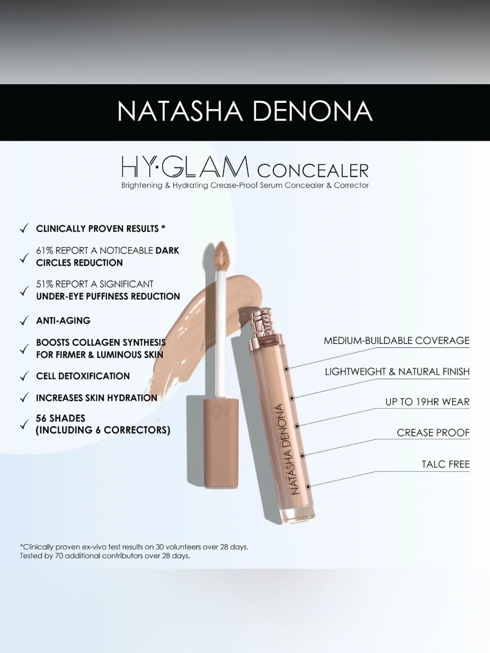 Natasha Denona HyGlam Brightening Concealer - YN9